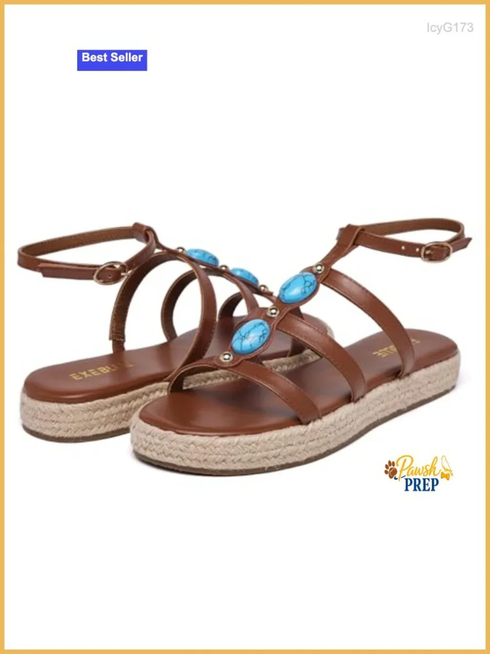 Women's Platform Sandals Soft Comfortable Wedge Shoes with Adjustable Strap